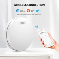 tuya smart home Wireless 433MHz Smoke Detector with 85dB Loud Alarm Fire Safety Sensor for Home Hotel  Office Warehouse zigbee