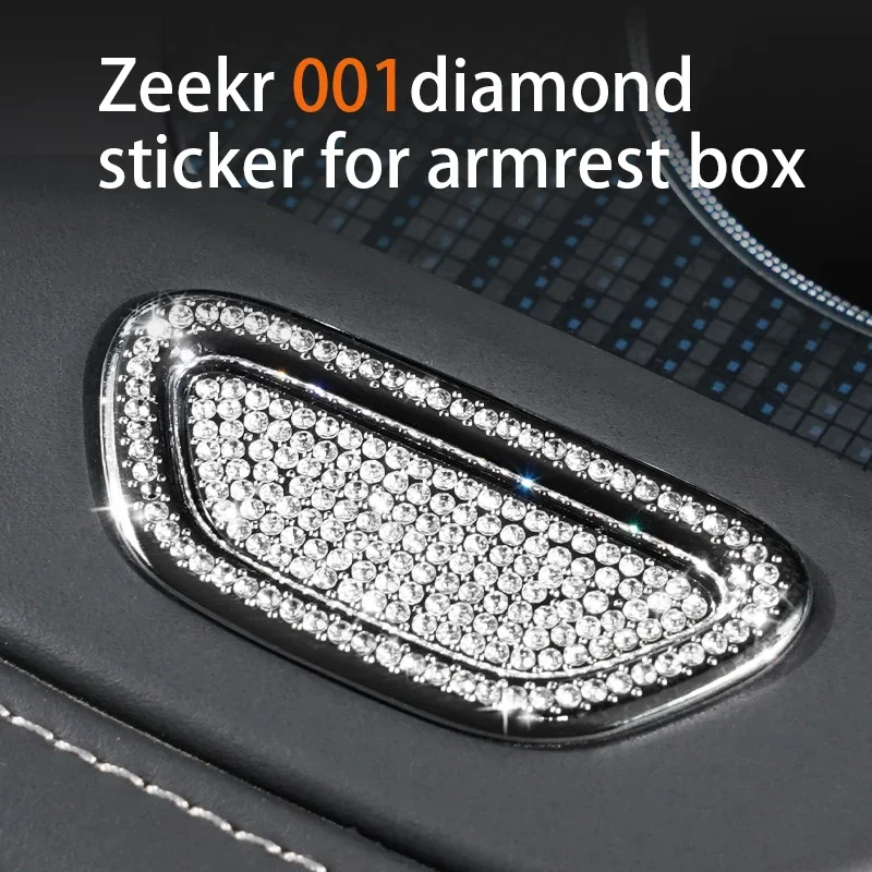 

Used for Zeekr 001 central control armrest box button diamond interior modification accessory diamond decoration