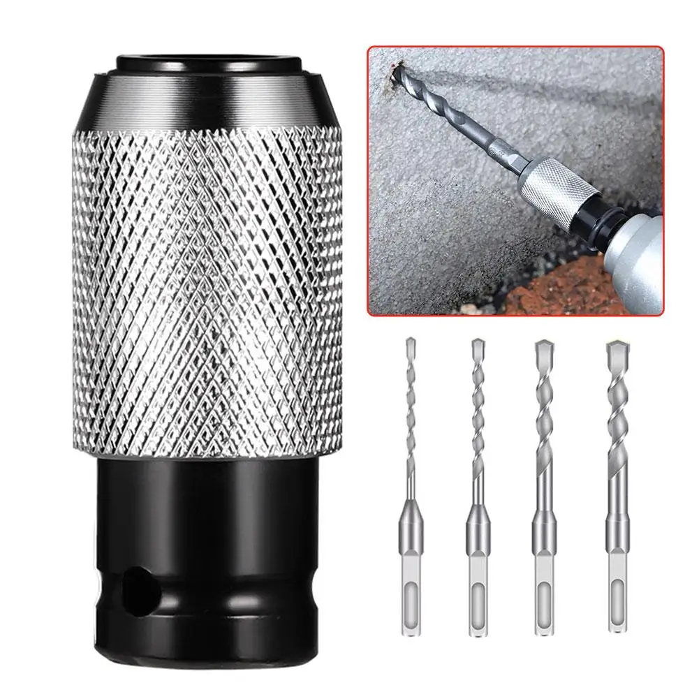 

Electric Drill Wrench To Electric Hammer Convert Adapter Transform Electric Wrench To Hammer Home Repairs Tools