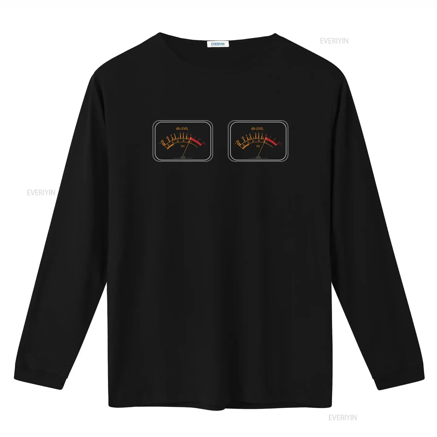 Db Level Vu Meter Volume Unit Sound Loudness Analog Retro Audio Decibel Gauge Music Recording Old School Men's Classic T Shirt