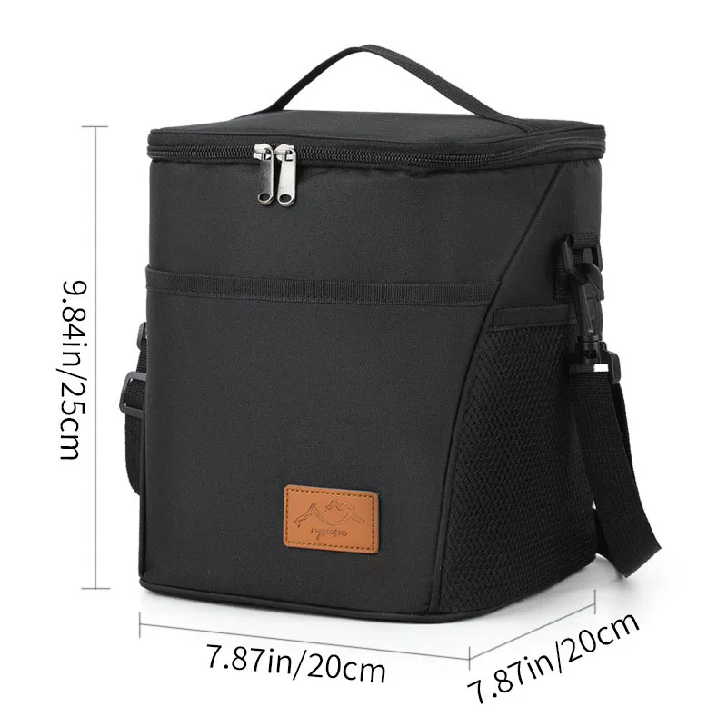 Fashion Insulated Lunch Bag Cooler bags For Women Men Reusable Lunch Bag Adjustable borsa termica ourdoor picnic box loncheras