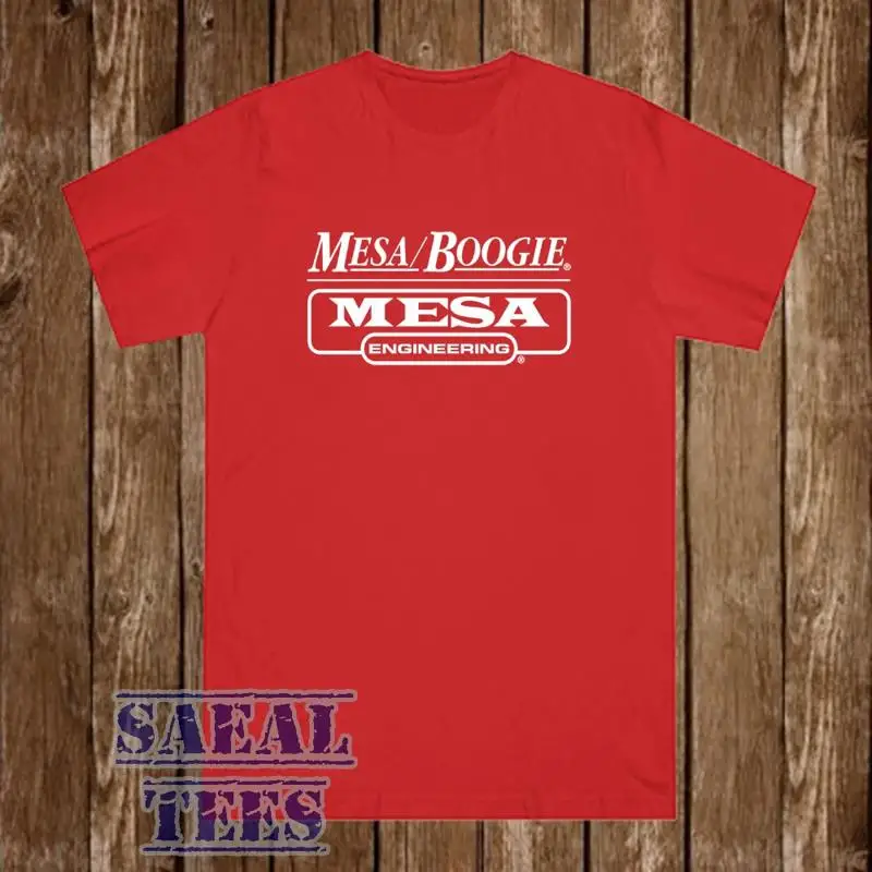 Camiseta masculina vermelha tamanho S 5XL Mesa Boogie