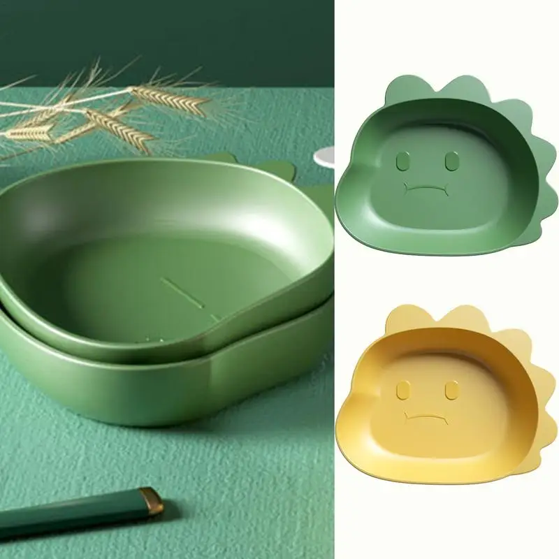 Cartoon Spit Bone Dish Multifunctional Desktop Snack Food Tray Cartoon Animal Shape Snack Dish Table Small Plate Table Garbage