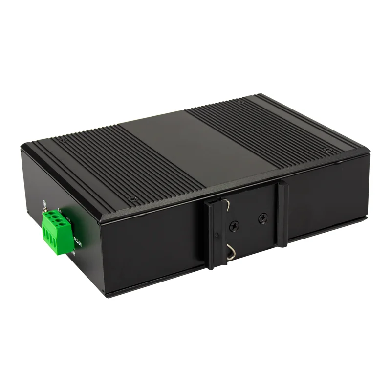 8 Port 100Mbps PoE DIN-Rail Industrial Network Switch  96W PoE IP40 1 Fiber SC Port Fiber POE Switches ethernet switch