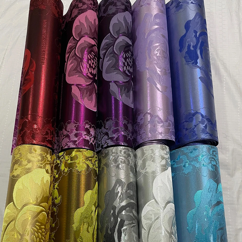 2pcs Sego Gele Head tie Set,Elegant Swiss Damask African Headwrap for Wedding,Engagement, Church, Birthday Party 2.5 Yards TX-4