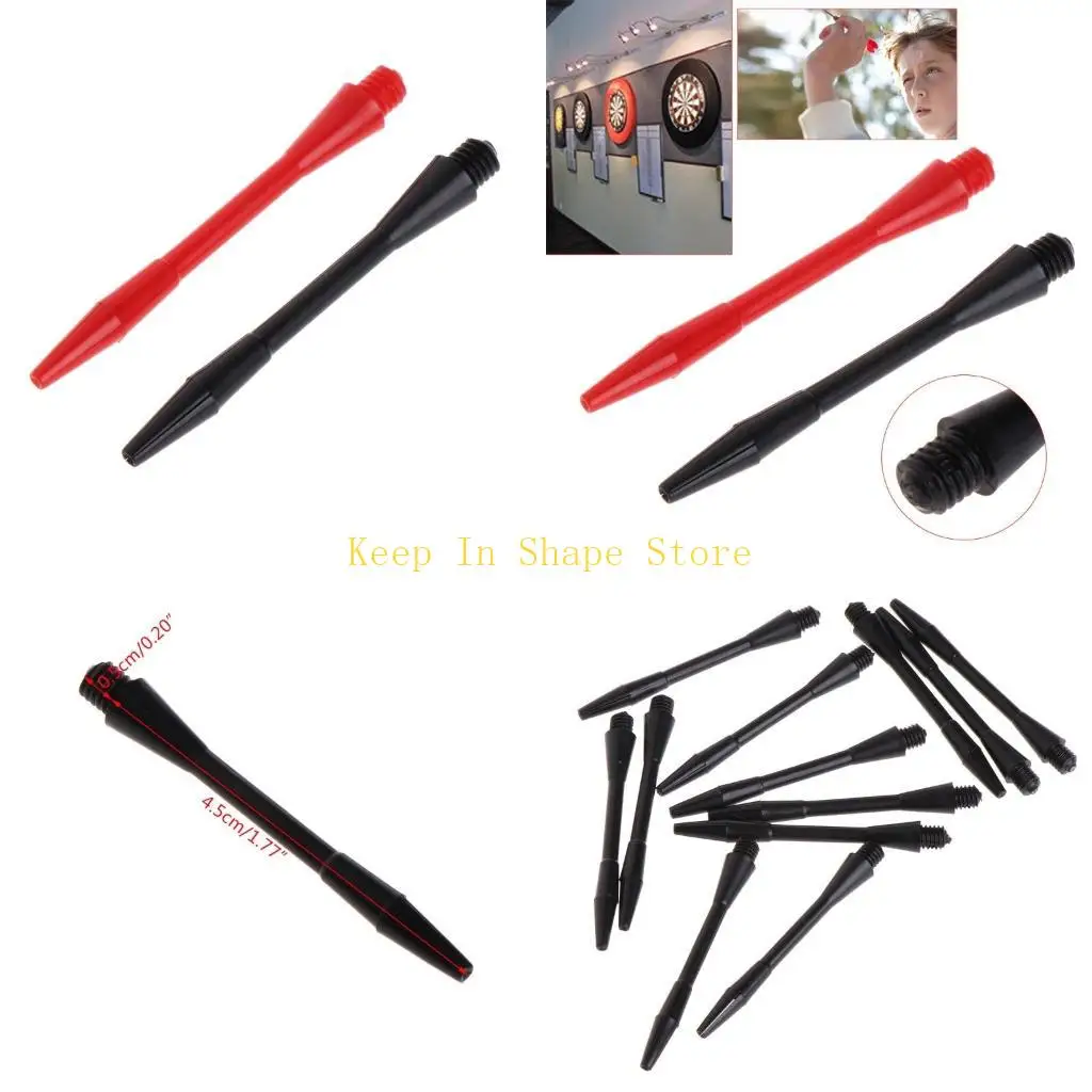 

U1jc 12pcs Shalts черные короткие дротики стебли