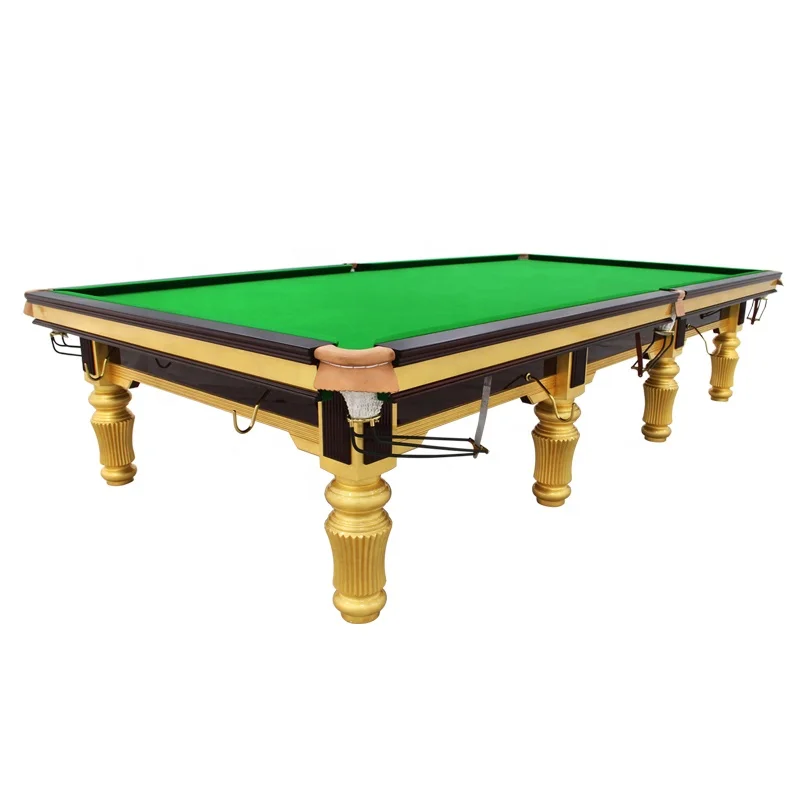 12-Fuß-Pooltisch im Großhandel, direkter Snookertisch aus Holz, individuell, Unisex, 3–5 Jahre, volle Größe, 1000 Schiefer-Snookertisch