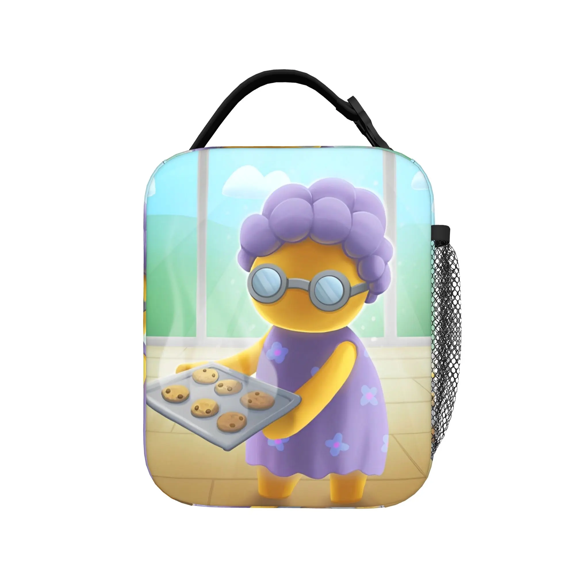 Wobblys Life Funny Insulated Lunch Bag Cooler Bag Reusable,Meal Container Hot Games Leakproof Tote Lunch Box Food Storage Bags