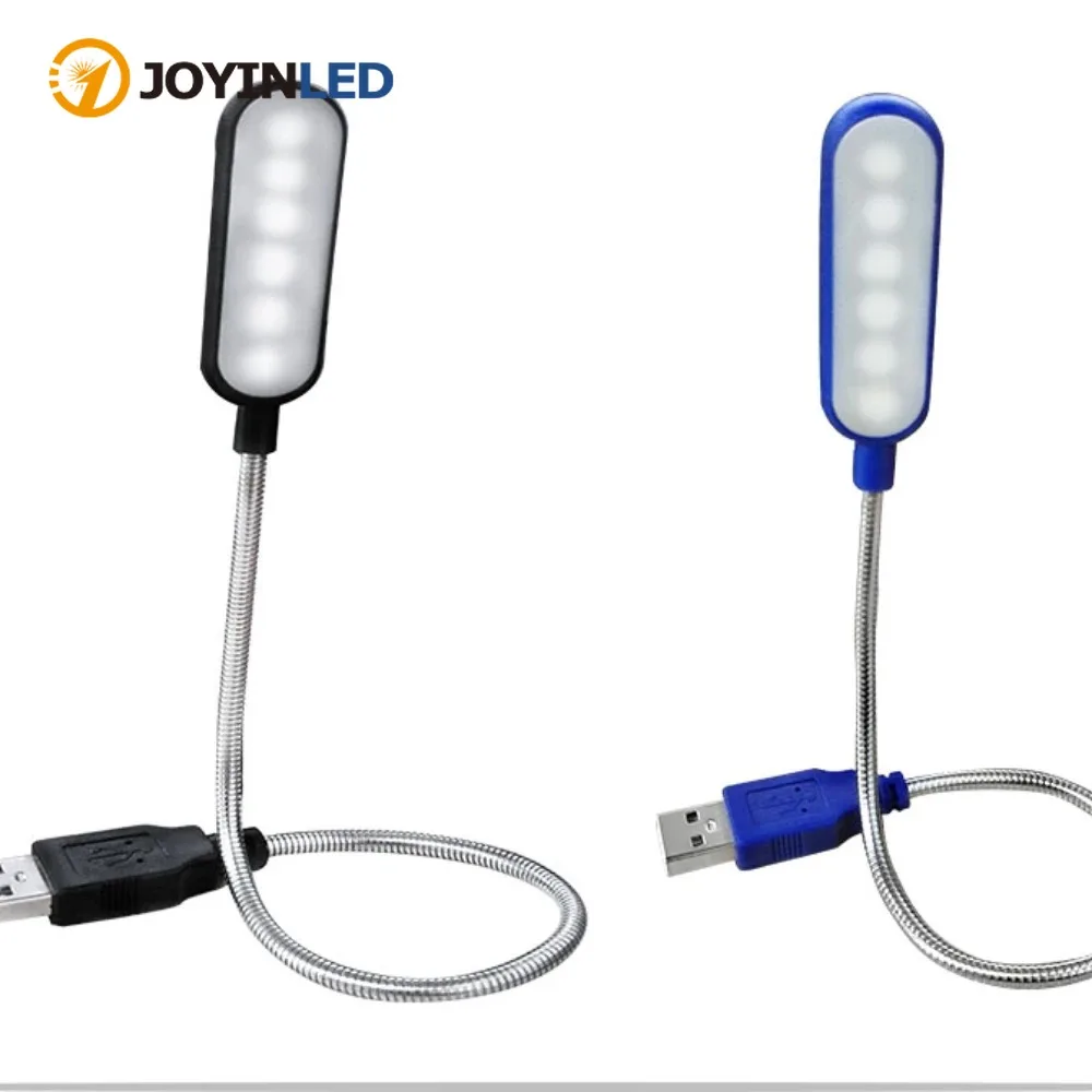 

JOYINLED Mini Portable USB LED Book Light Flexible Reading Table Lamp 6pcs Leds USB Lamp for Laptop Notebook PC Computer