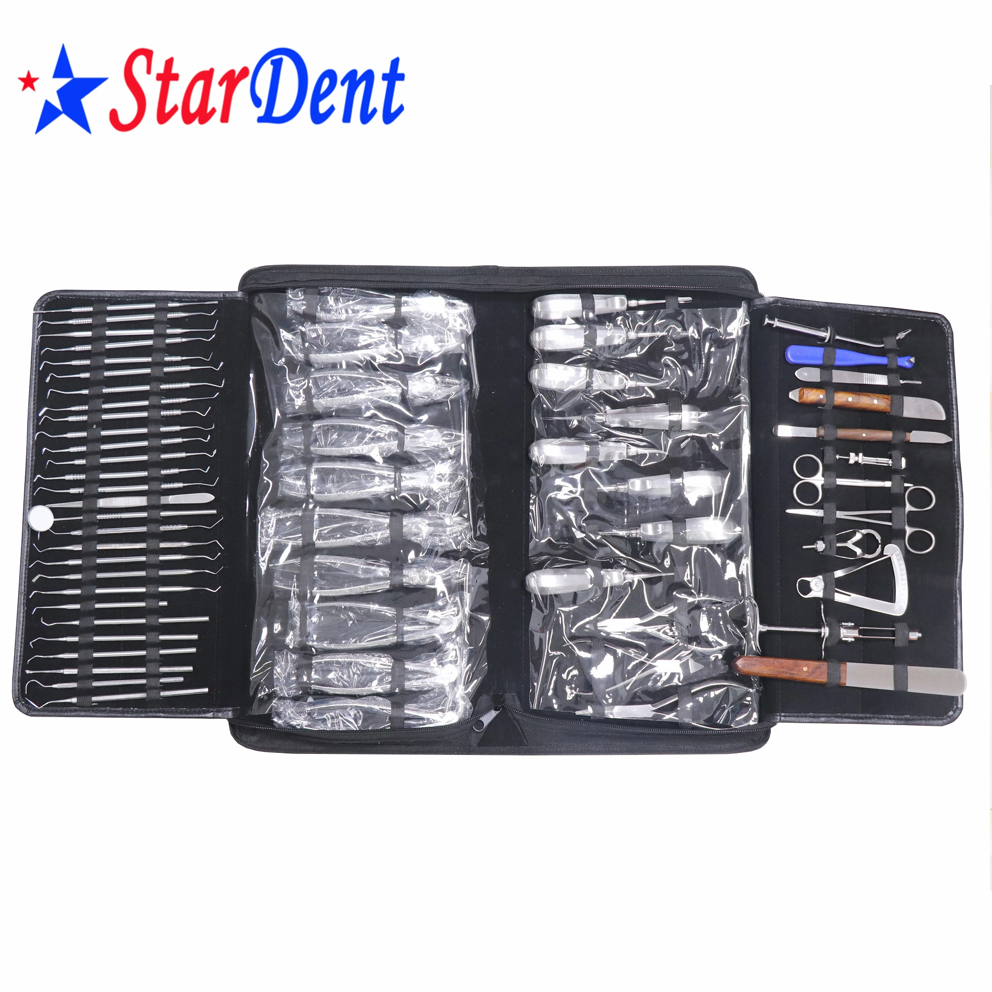 Instrument Kit Stainless Steel 304 Implant Surgery Kit Dentistry Instruments Tool Set 61 Pcs/Set