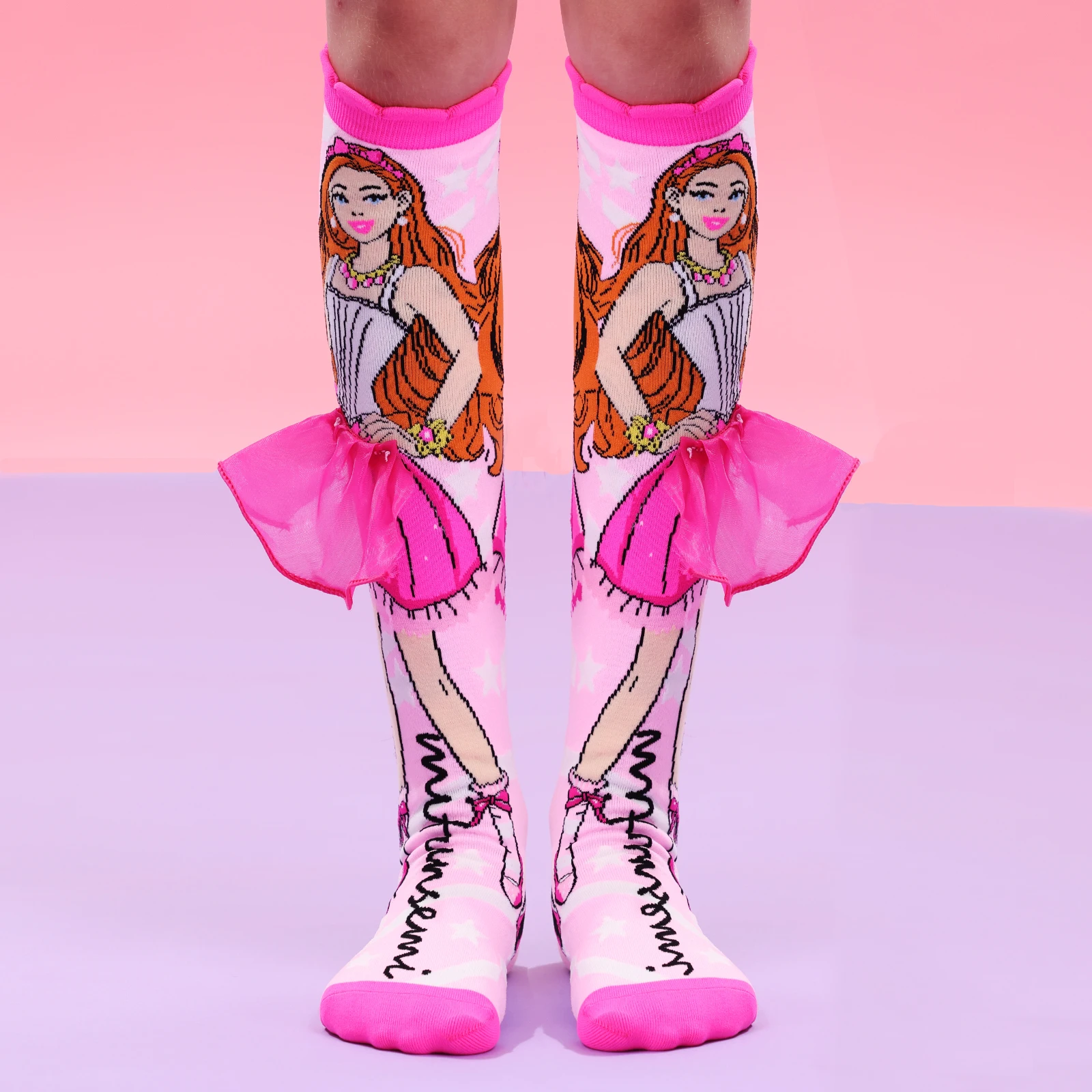 

Crazy socks for kids Cute girl socks girls wacky Funky Stretch Mid to High Novelty Socks