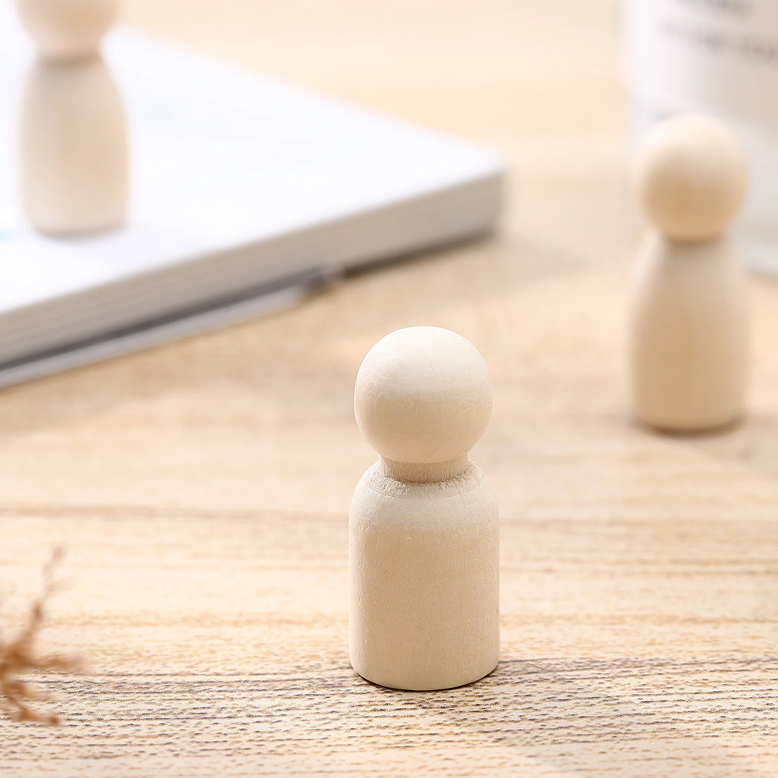 

40pcs Diy For Painting Painting Crafts Peg People Peg Wooden Wooden Crafts To Paint Unfinished