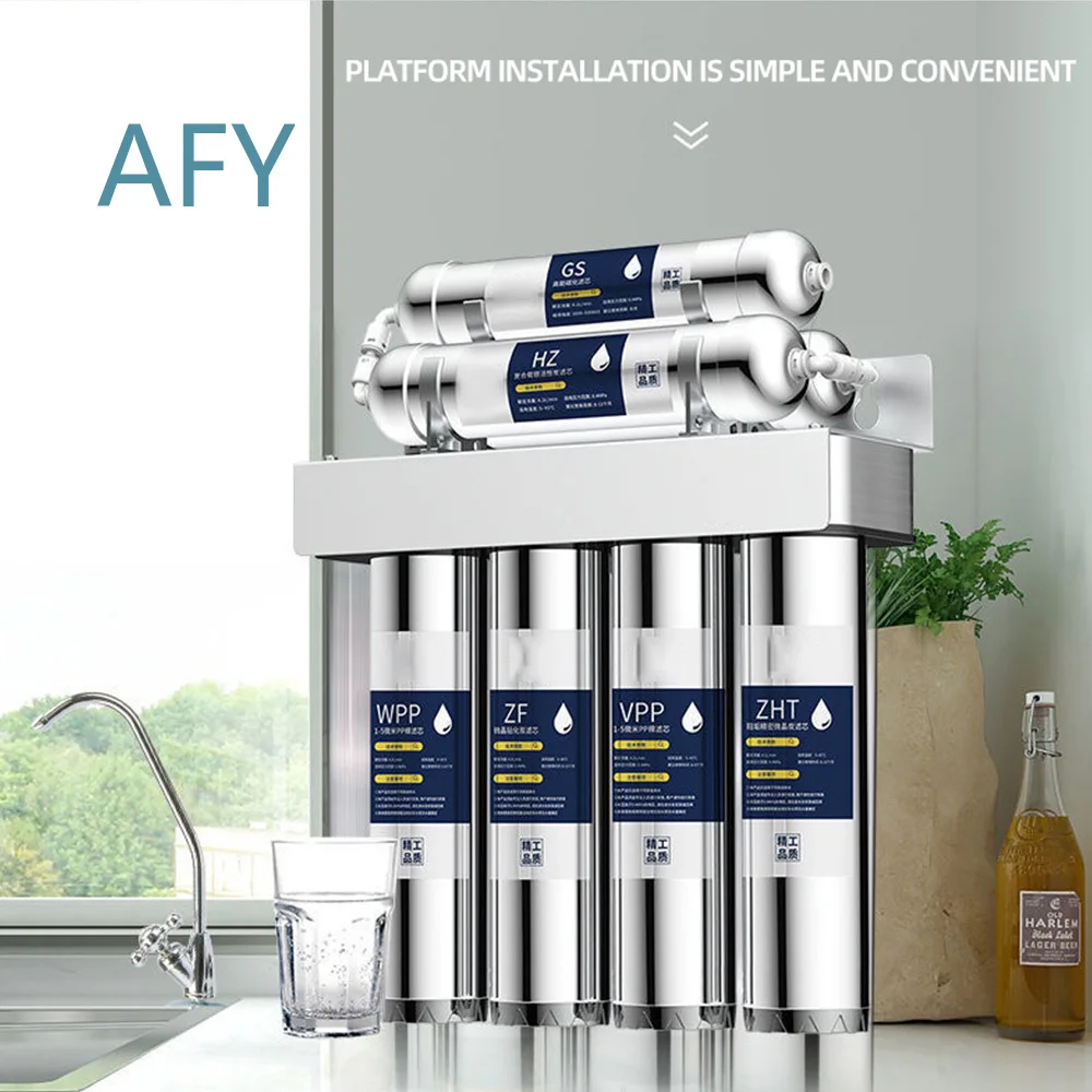 Stainless Steel Water Filter Purifier for Household Kitchen Direct Drinking Water Purifier for Tap Wasserfilter Trinkwasser