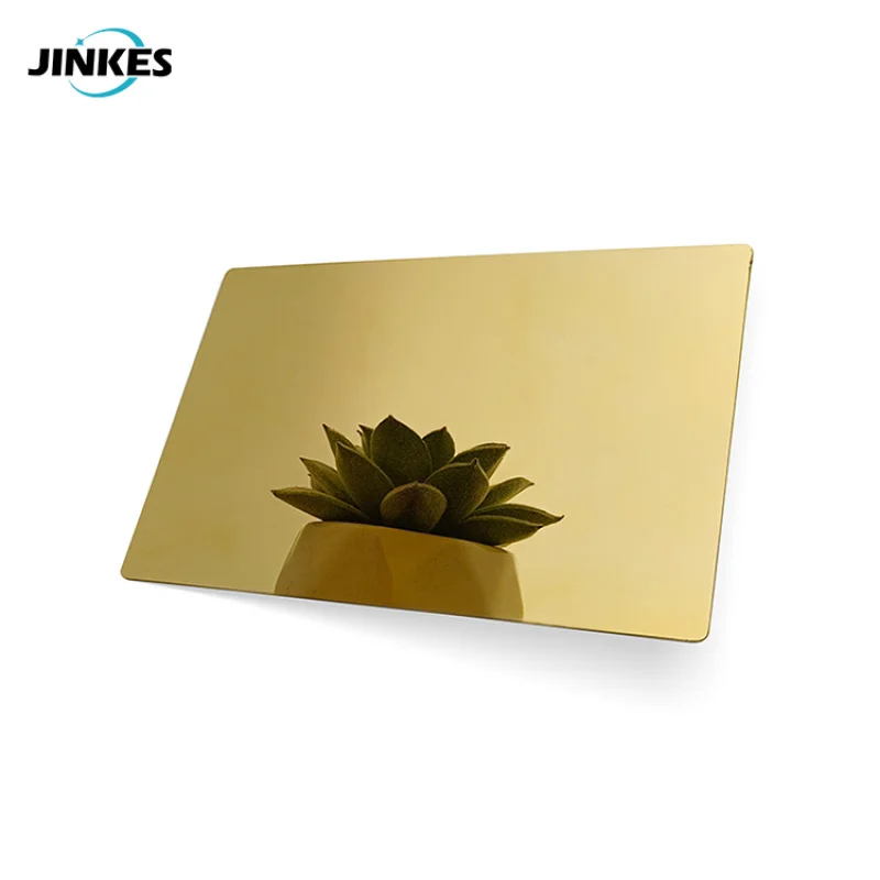 Custom. multi-colored mirror decorative stainless steel sheet