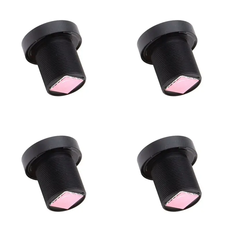 B50B-4Pcs 2.1Mm 5MP Camera Fisheye Lens 170 Degree Wide Angle Panoramic Lens For HD CCTV IP Camera With Filter