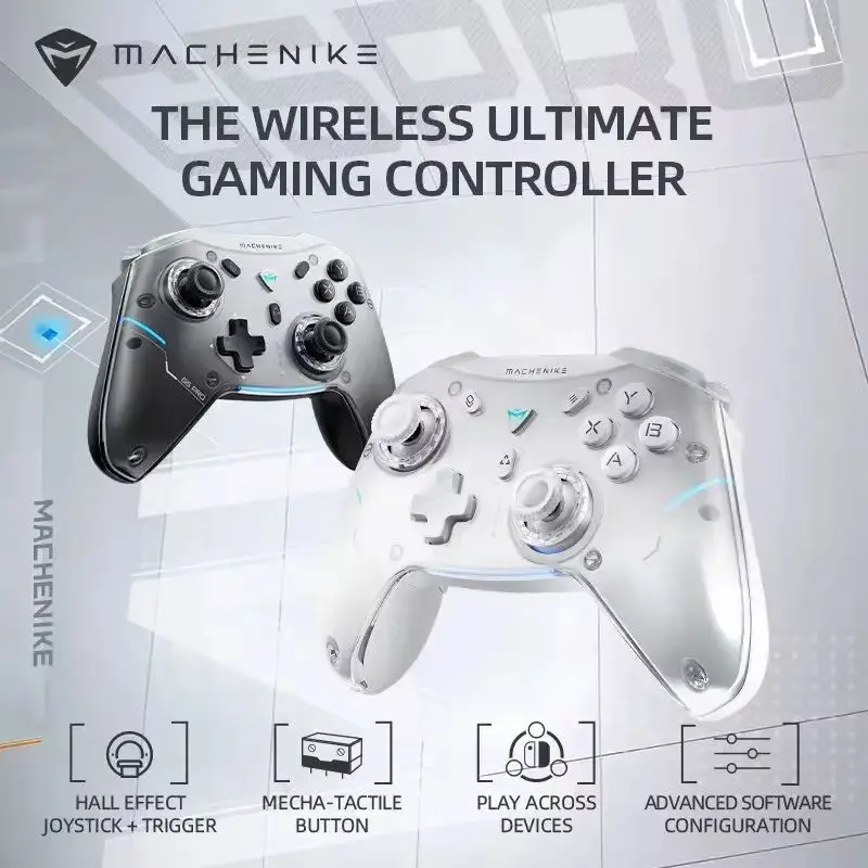 

Mache G5 Pro Gamepad Wireless Gaming Controller Elite Hall Trigger Joystick Mecha Tactile Buttons Switch PC Android IOS