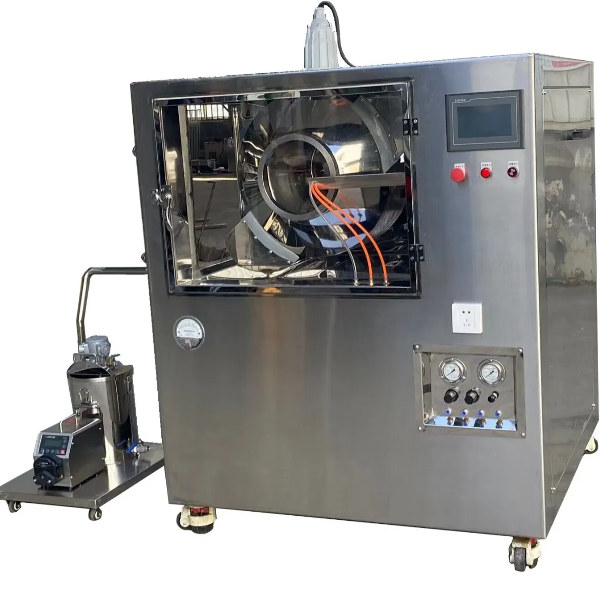 

Stainless steel, food icing machine, automatic, liquid spray coloring machine