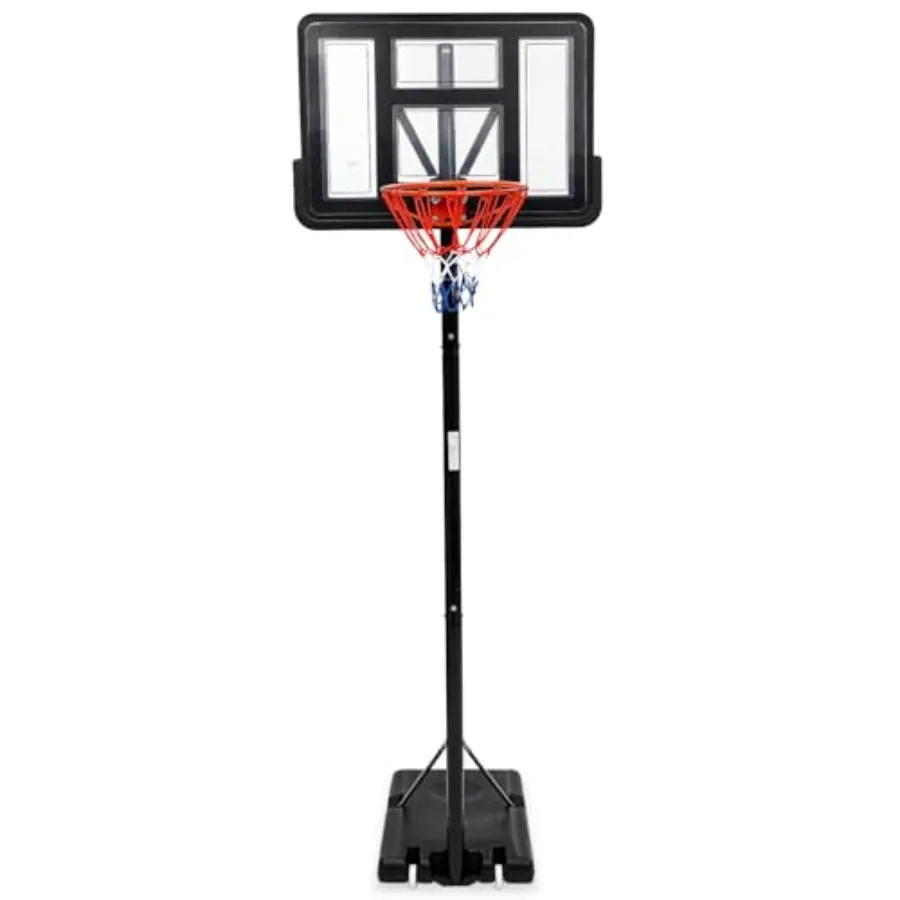Height Height Adjustable Portable Basketball Hoop System Regulation Goal, 47in Shatterproof Backboard, Black/Gray, Sturdy Outdoor Base - Aliexpress Deal