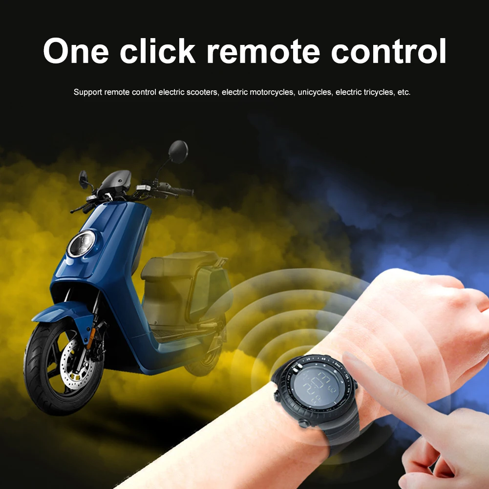 Smart Watch Wireless Auto Remote Control Duplicator 315MHz 433 MHz Cloning Car Key Waterproof 1.5-Inch LCD Backlight for Outing