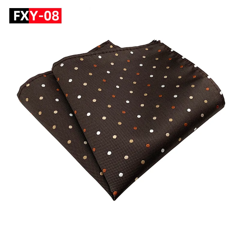 Men's Suit Handkerchief Fashion Polka Dot Square Scarf Hot Selling Product Small Polka Dot Suit Pocket Square