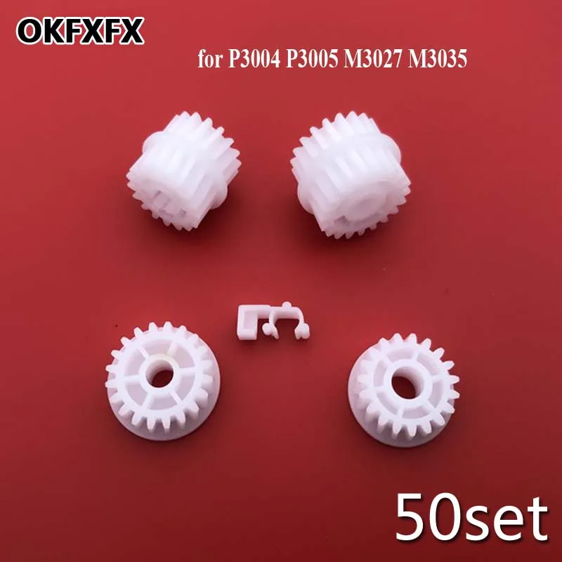 50set RU6-0965 RU5-0956 RU5-0957 RU5-0958 RU5-0959 Fuser Drive Gear For HP P3004 P3005 M3027 M3035 P3015 M521 M525 3005 P3015DN