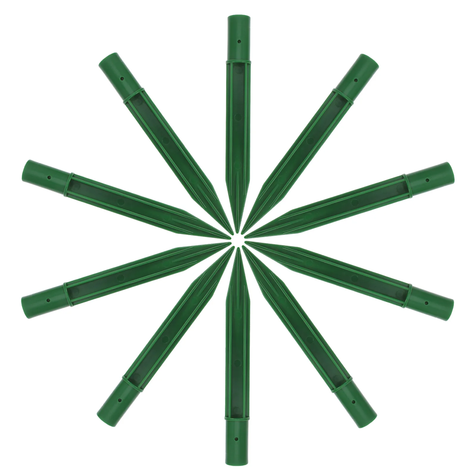 

10Pcs PP Ground Stakes Christmas Torch Light Holders Outdoor Solar Light Pathway Lawn Yard Garden Stakes Landscape Spikes