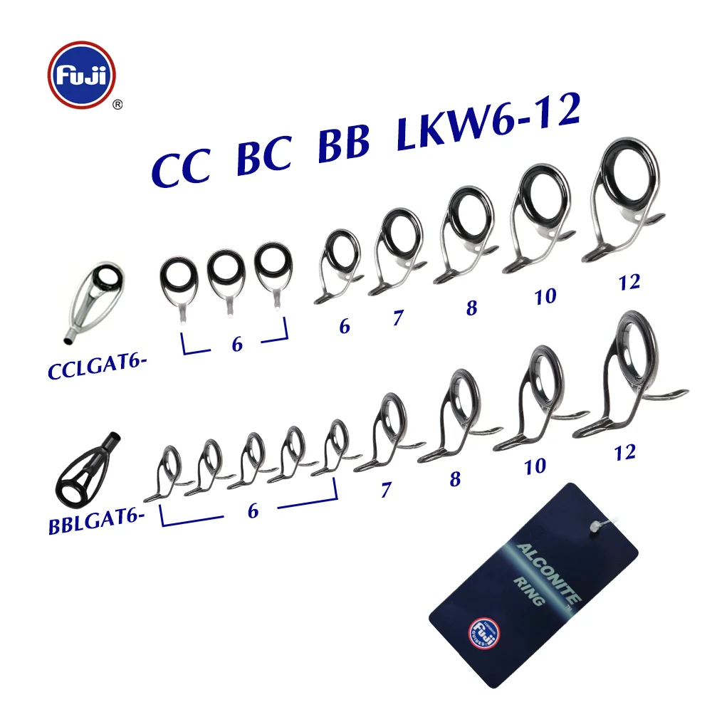 

Оригинальный набор направляющих для кольца Alconite Fuji LKW 6-12, рама из нержавеющей стали для приманки и удочки для наращивания удочек