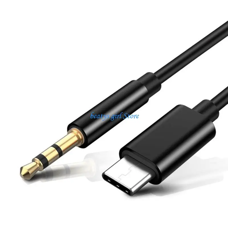 C7AB Universal USB C to 3.5mm Audios Cable for Various Devices Wear Resistant
