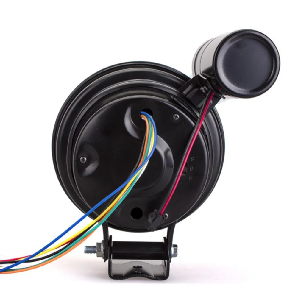 RPM Gauge 4-in-1 Tachometer Includes Sensors Dual Backlight Multifunction Gauge Oil Pressure 0-7 Bar For Car Dashboard