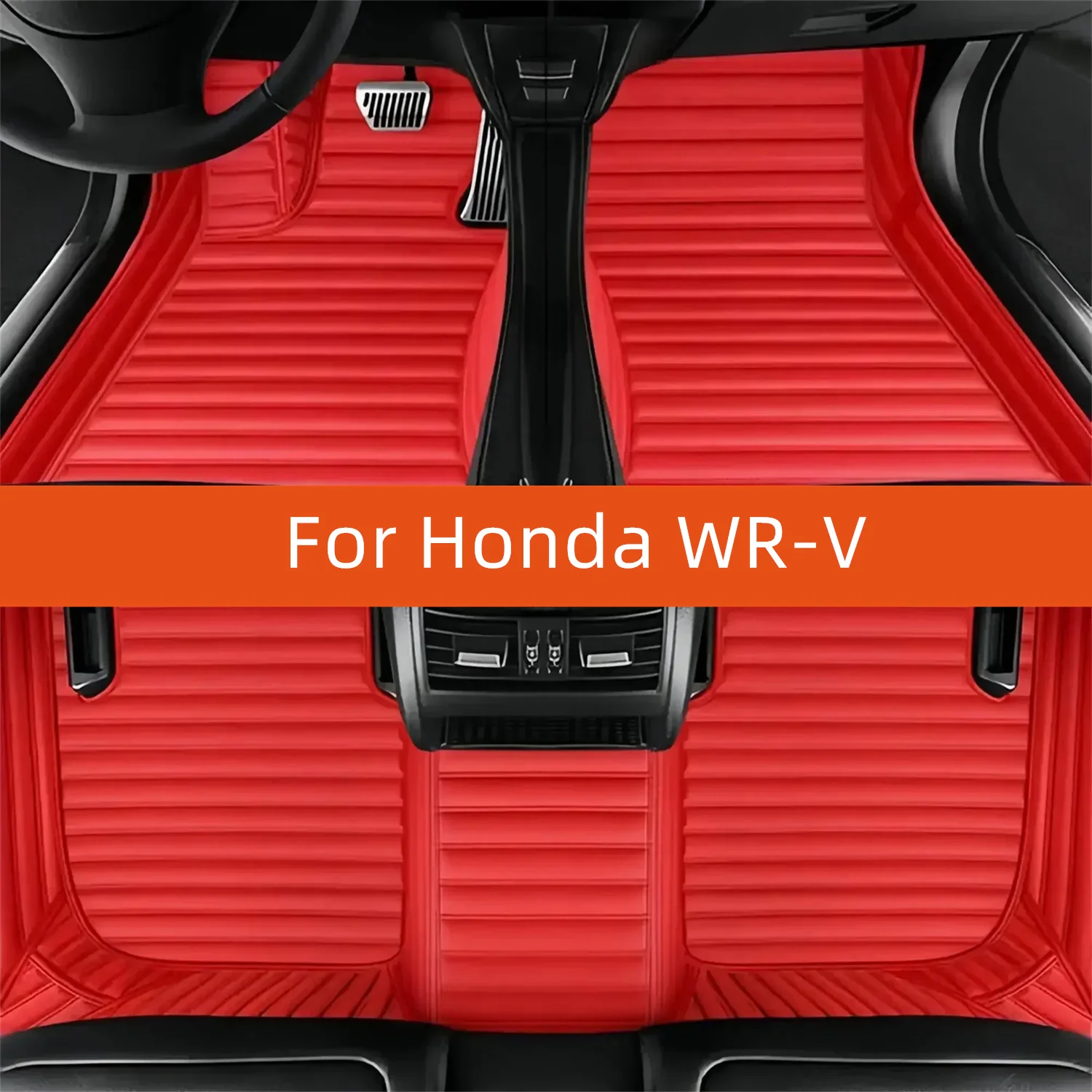 

Custom Leather Car Floor Mat For Honda WR-V 2020 2021 2022 2023 2024 2025 2026 2027 Car Mat Interior Accessories