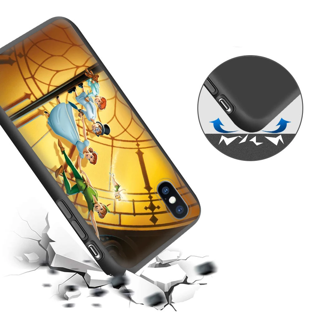 X11 Disney Peter Pan Custodia morbida in silicone per Moto G 5G G9 G30 G50 G60 G52 E7 Power E32