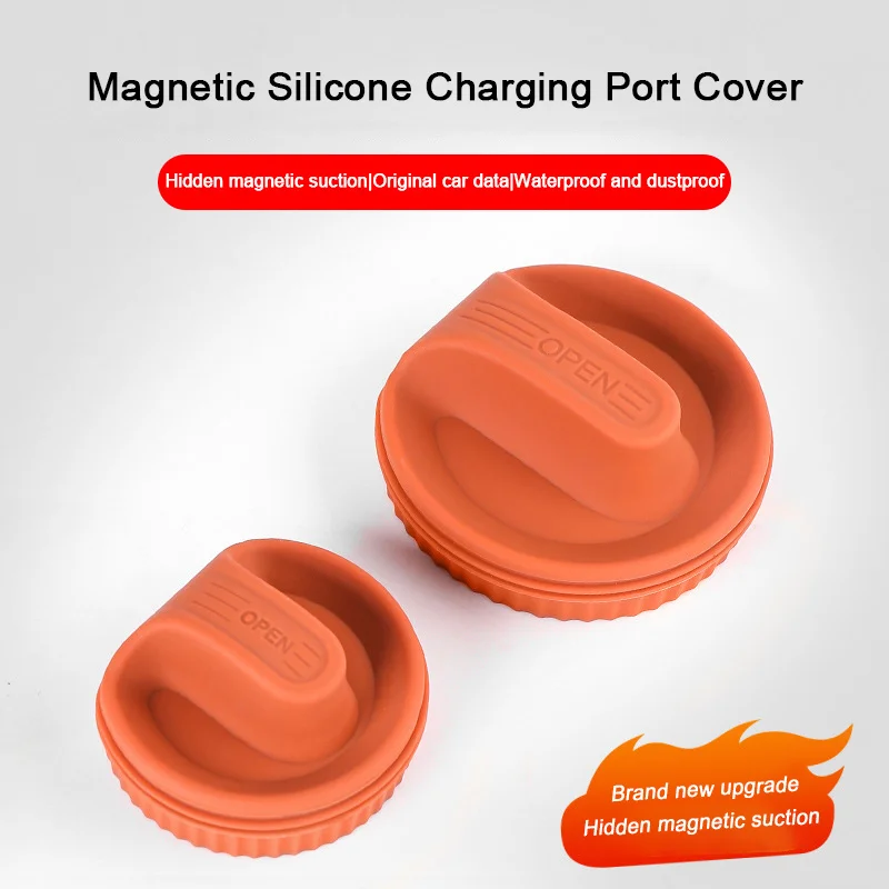 For LiXiang L9 L6 L7 NIO ES8 ET7 ET5 MG MG4 ZEEKR IM,New Energy Fuel Tank Cap Car Silicone Charging Port Waterproof Cover Dust