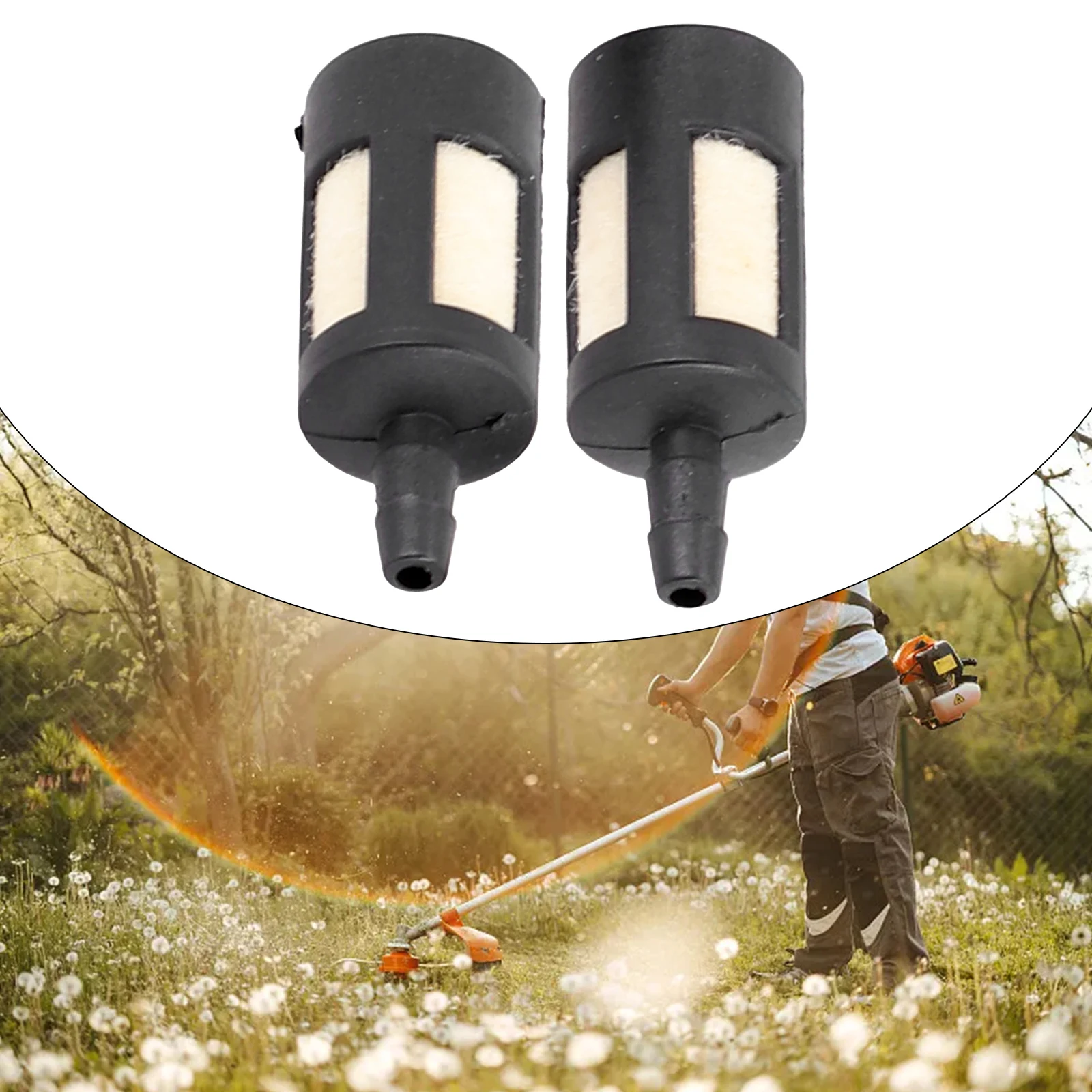 Filtro de combustible de 2 piezas para motosierra de gasolina, soplador de hojas, recortadora de setos para Zf-1, Stihl, piezas de herramientas eléctricas de jardín, instalador de combustible