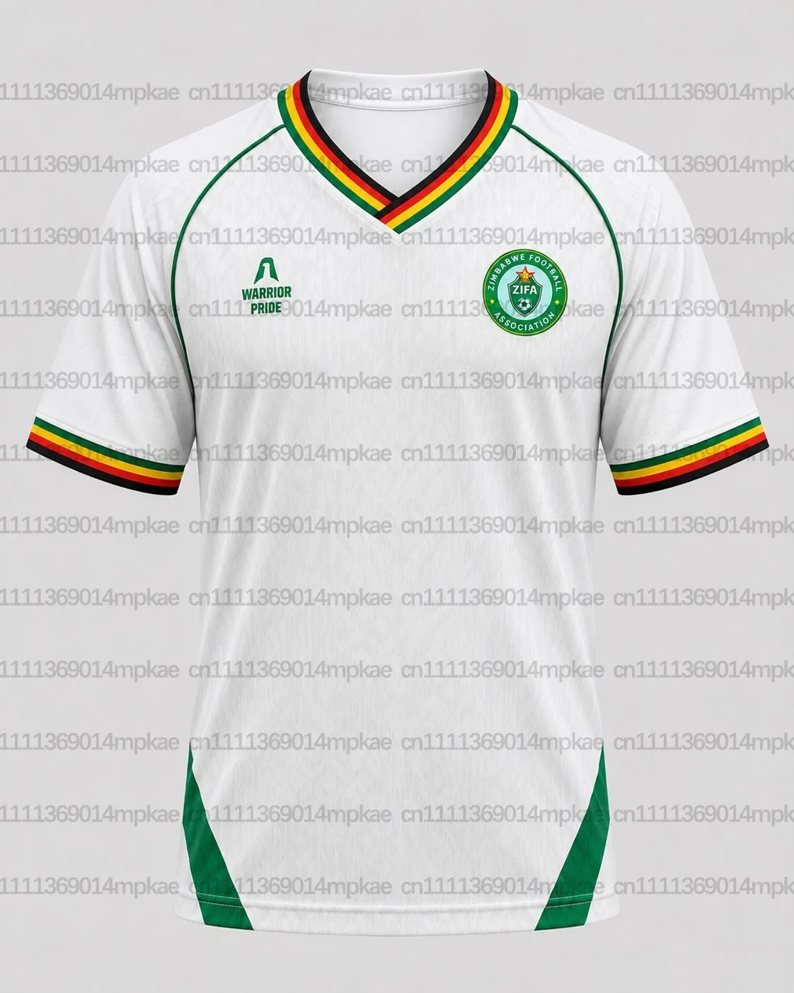 2026 Zimbabwe Printed Men's Everyday T-Shirt, Men's Sports V-Neck Casual Sports T-Shirt, Loose Fit, Fashionable Street Style