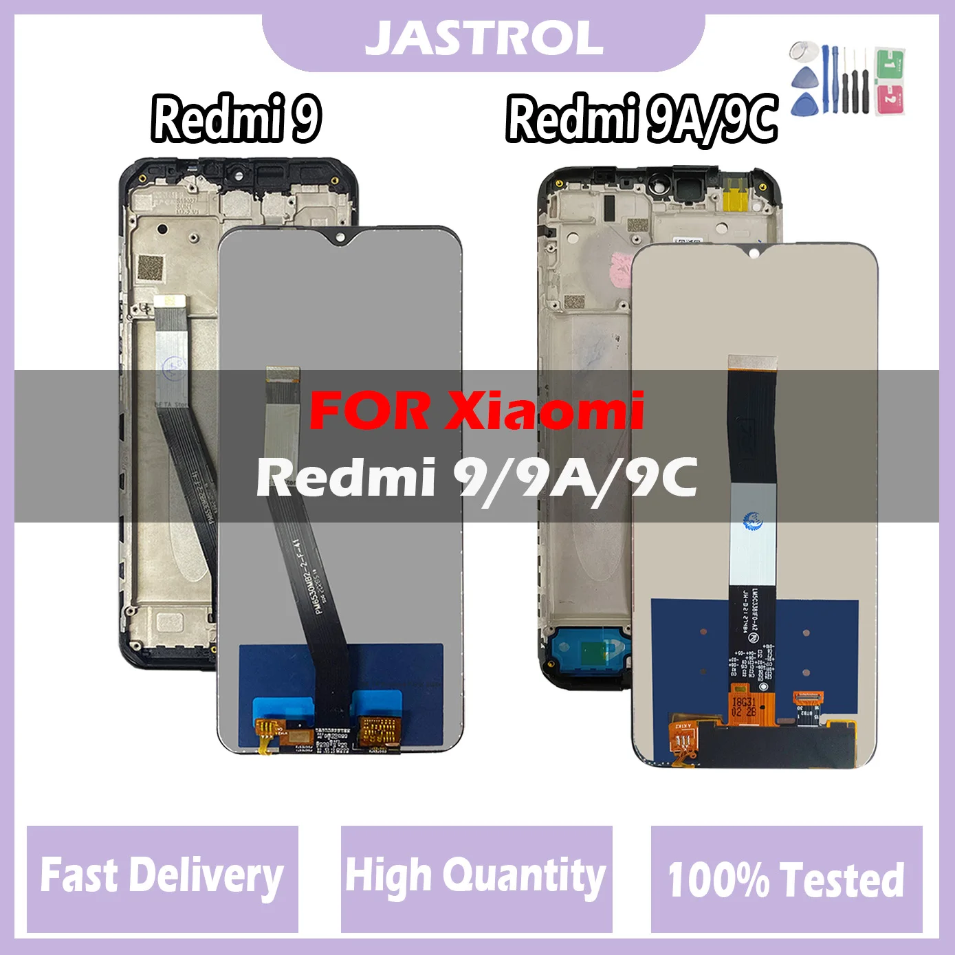 Original For Xiaomi Redmi 9 9A 9C LCD Display Touch Screen Digitizer For Redmi 9 M2004J19AG M2004J19C Assembly Replacement Parts