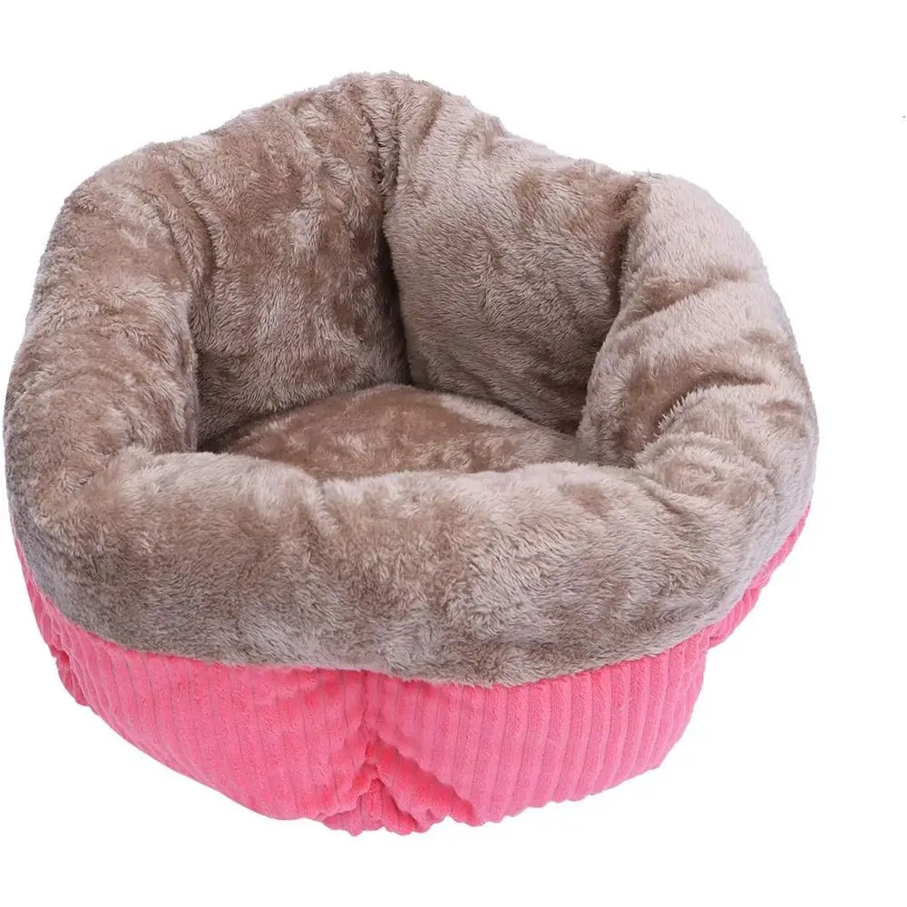 

Cozy Pet Warming Bed, Seasonal Soft Slumber Bed for Dogs and Cats, Round Velvet Nest Kennel - Size ()