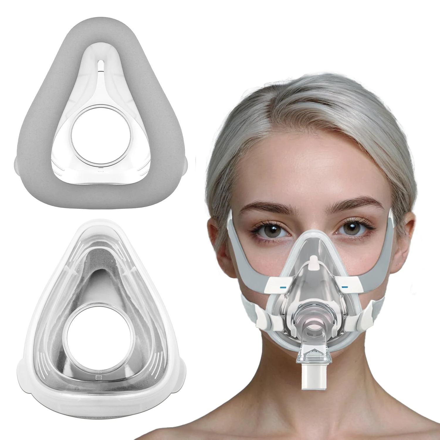 

2/1pcs Replacement AirTouch F20 Full Face Replacement Cushion Full-Face CPAP Mask for Airfit F20 Frame System CPAP Accessories