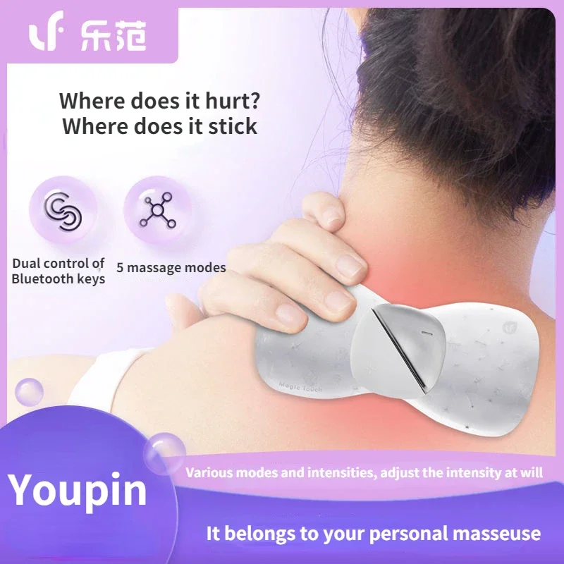 New Youpin Leravan Pocket Magic Massages Sticker for Repair Sore Shoulders and Neck Muscles Smart Massager Bluetooth Version New