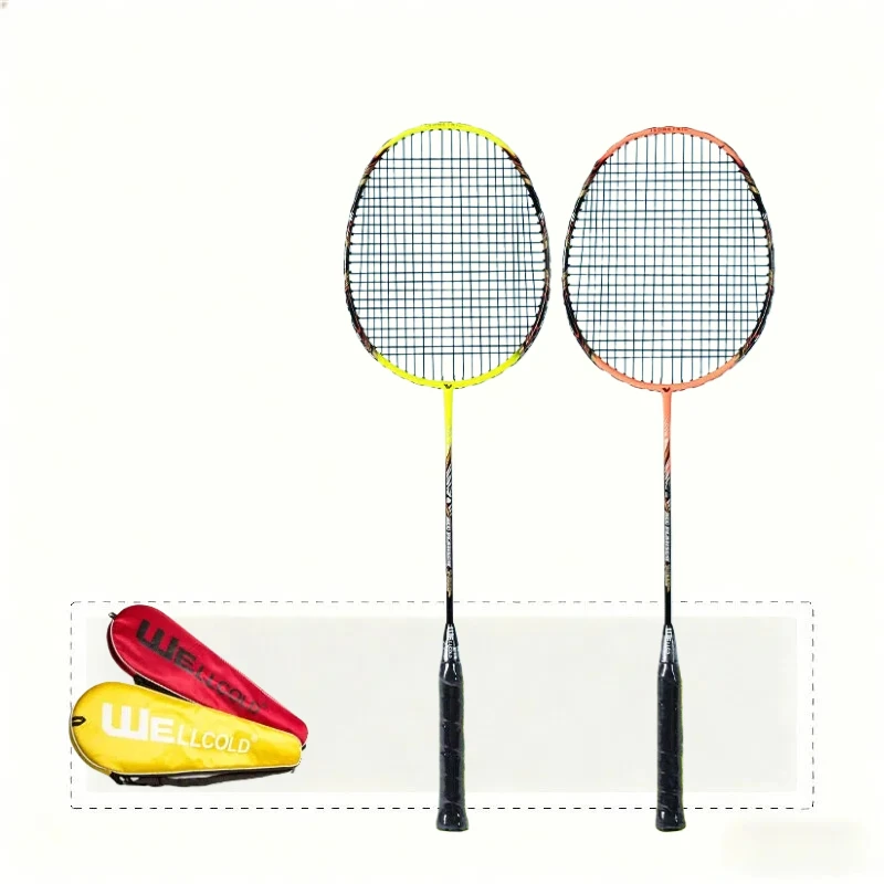 

Badminton Racket Men's Aluminum Carbon Integrated Racket High-value Ultra-light and Durable Competition Training Racket Suit