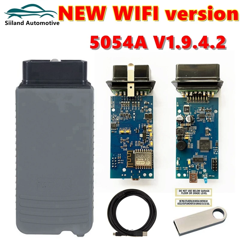 

WIFI version 5054A V1.9.4.2 support V11.0.0 and E-V14 cover all 5054 and 6154 functions for VAG UDS Car Diagnostic Tools 5054A