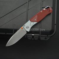 BM535-09 Bugout Folding Knife D2 Steel Blade G10 Handle Outdoor Jungle Adventure Tool Tactical Hunting Knife Men's Gift