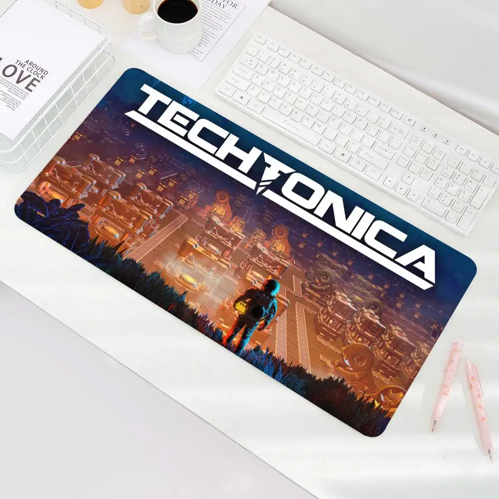 

Hot Strategy indie adventure game Techtonica Mouse Pad gaming accessories Non-Slip Rubber mouse pad gamer Edge locking mousepads Game play mats for notebook PC computer