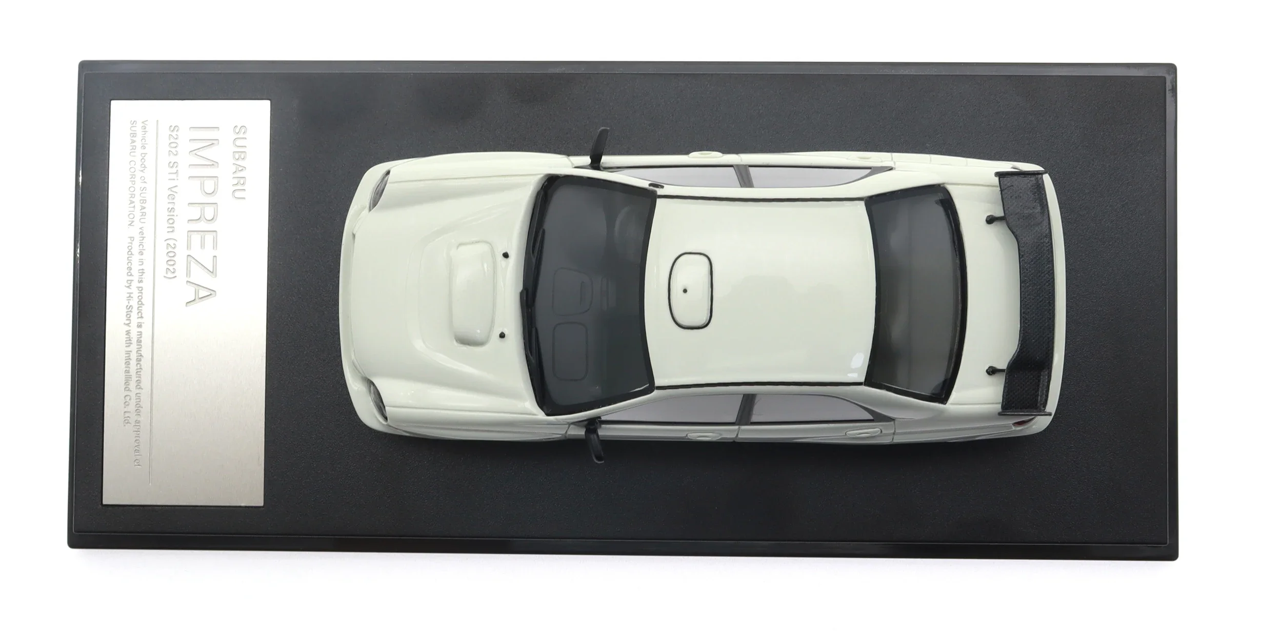 Hi Story-modelo a escala 1:43 para J-43526 IMPREZA S202 STi, versión 2002, coche de resina, vehículos de juguete, colección de simulación