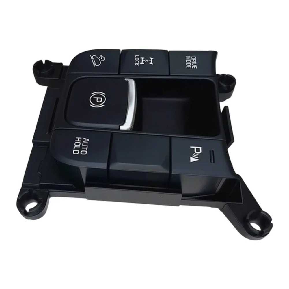 Direct Replacement Brake Switch Car Switch Electronic Parking Button As Shown Handbrake Switch Plastic Material