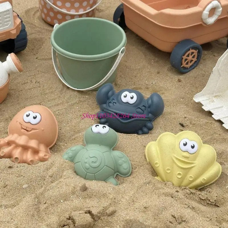  8 Piece Plastic Sea World Sand Toy Collection For Outdoor Water Activities
