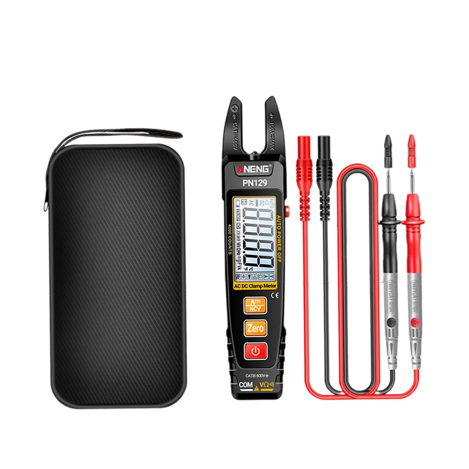 

Digital Clamp Meter Tester DC Volt Current Multimeter PN129 Versatile LCD Display Pocket Electrical Multimeter for Fuses Cars