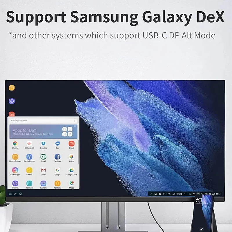 8K 60Hz USB-C to DisplayPort Cable 1.8m DP Type C 3.1 to 4K 120Hz Display port Cable Thunderbolt 3 For MacBook Air Samsung DeX