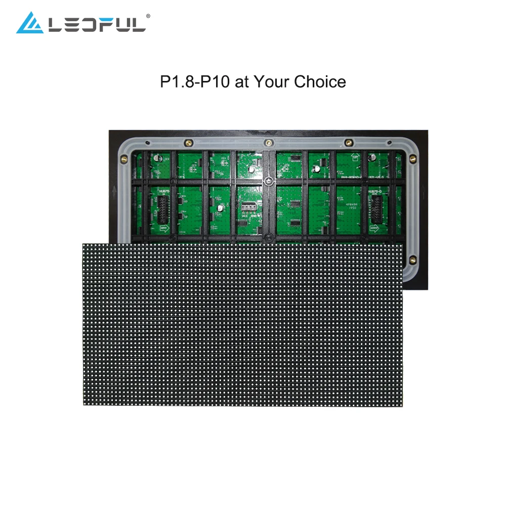 Outdoor Indoor Waterproof 320*160mm RGB HD LED Panel P10 P8 P6 P5 P4.81 P4 P3.91 P3 P2.5 P2 P1.875 SMD LED Display Screen Module