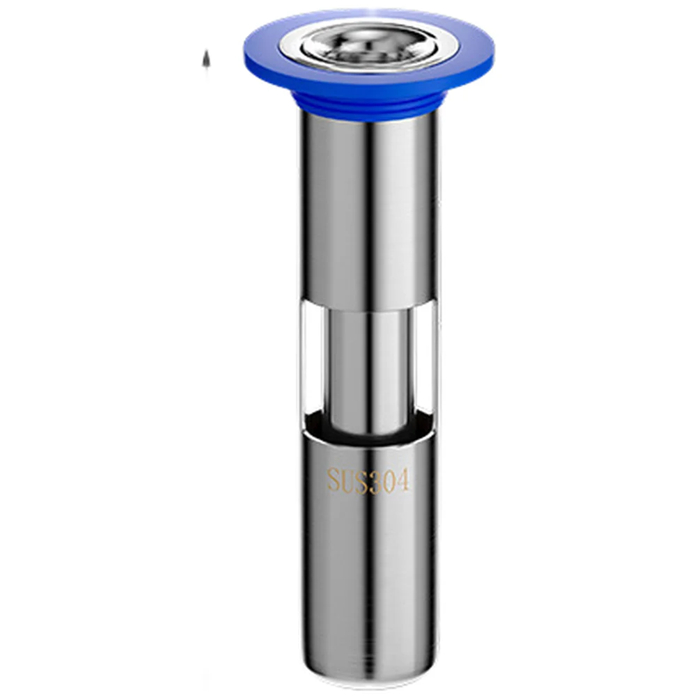 Stainless Steel Floor Drain Core 304 for Bathroom Deep Water Seal Triple Block Design Hair Filter 32mm 38mm Wide Fit
