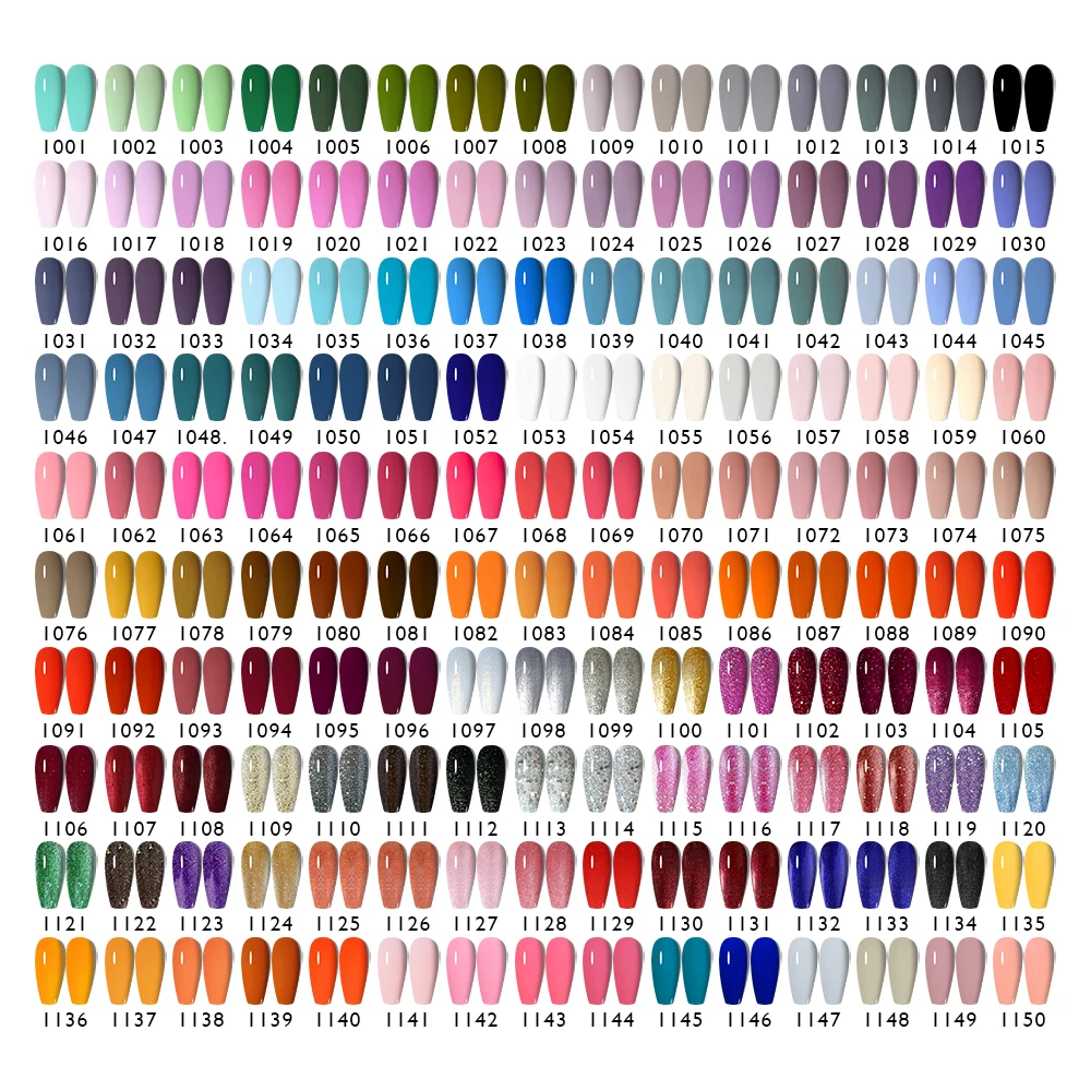 RG 150 colori smalto per unghie Gel all'ingrosso Glitter Neon Manicure Hybrid Nail Art vernice per UV Led Top Base Coat Gel forniture per unghie